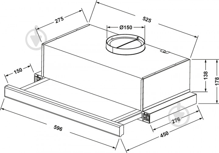 Вытяжка Eleyus Storm 960 LED SMD 60 IS - фото 17