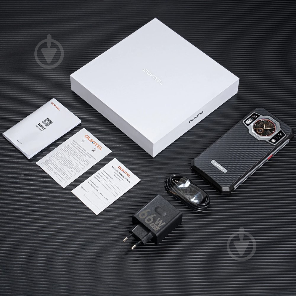 Смартфон Oukitel WP21 12/256GB black (6931940716062) - фото 8