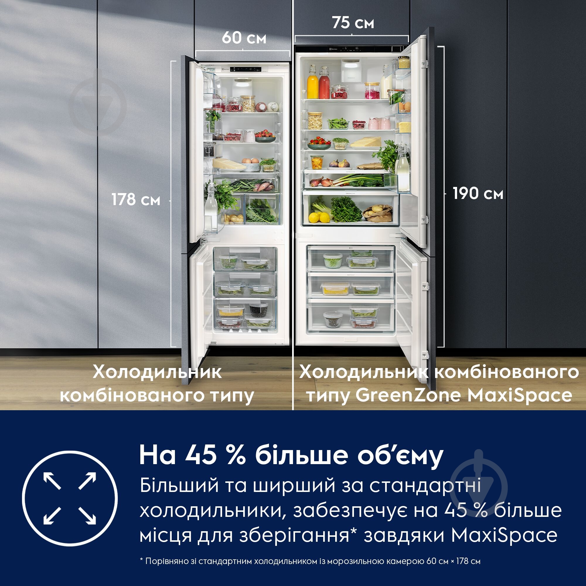 Вбудовуваний холодильник Electrolux ENA7TE75S - фото 3