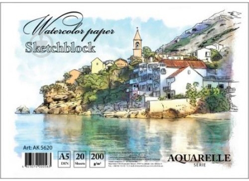 Альбом для рисования на спирали 20 листов АК5620 GRAFIKA - фото 1