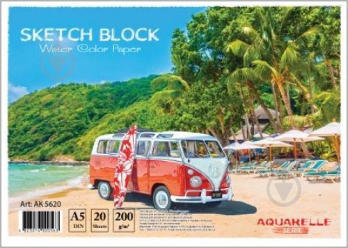 Альбом для рисования на спирали 20 листов АК5620 GRAFIKA - фото 3