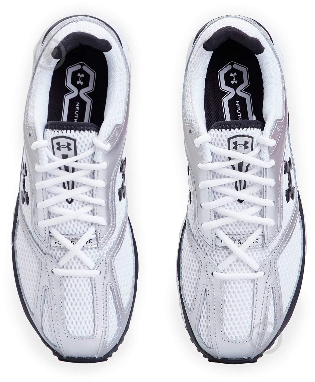 Кросівки чоловічі демісезонні Under Armour UA HOVR APPARITION RTRFTR TC 3027595-106 р.39 біло-сірі - фото 4 Кросівки чоловічі демісезонні Under Armour UA HOVR APPARITION RTRFTR TC 3027595-106 р.39 біло-сірі - фото 4