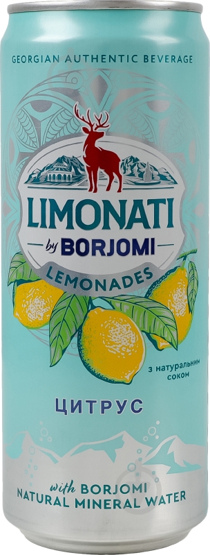 Лимонад Borjomi Limonati Цитрус ж/б 0,33 л - фото 20