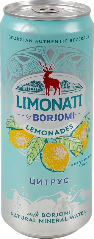 Лимонад Borjomi Limonati Цитрус ж/б 0,33 л - фото 16