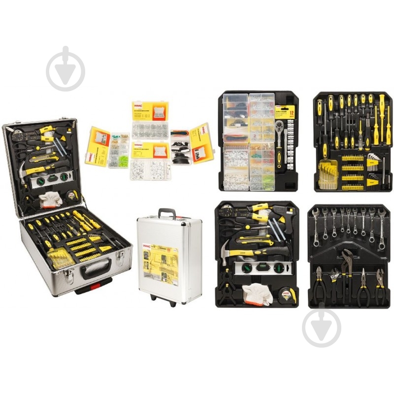 Набор ручного инструмента WMC TOOLS 1400 шт. WT-301400 - фото 1 Набор ручного инструмента WMC TOOLS 1400 шт. WT-301400 - фото 1
