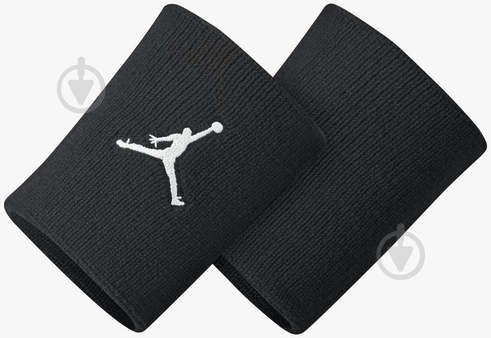 Нарукавники Nike JORDAN JUMPMAN WRISTBANDS р. OSFM черный - фото 1