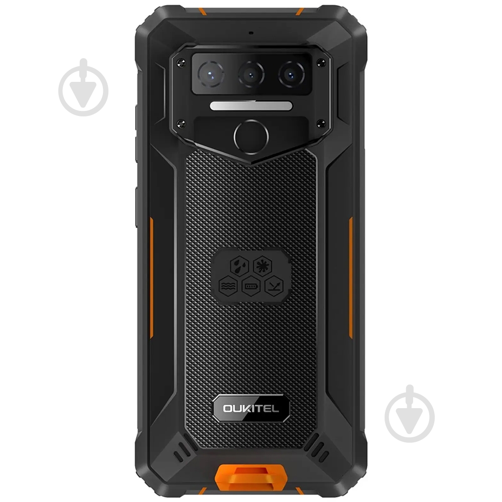 Смартфон Oukitel WP23 4/64GB black/orange (6931940722032) - фото 7
