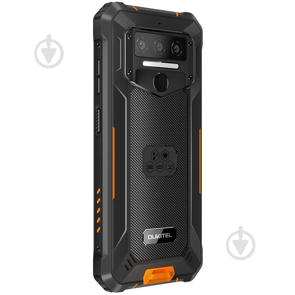 Смартфон Oukitel WP23 4/64GB black/orange (6931940722032) - фото 8