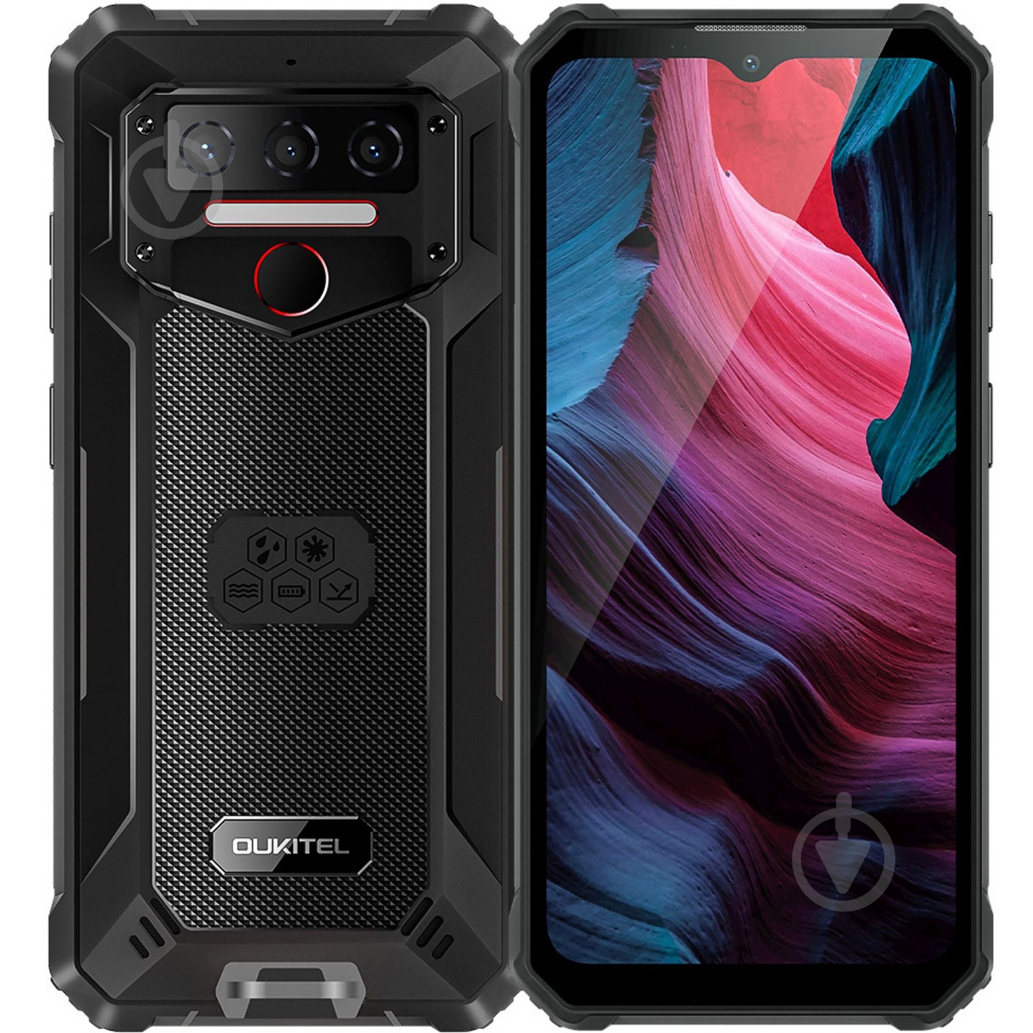 Смартфон Oukitel WP23 pro 8/128GB black (6931940776677) - фото 1