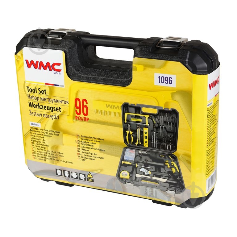 Набор ручного инструмента WMC TOOLS 96 шт. WT-1096 - фото 6