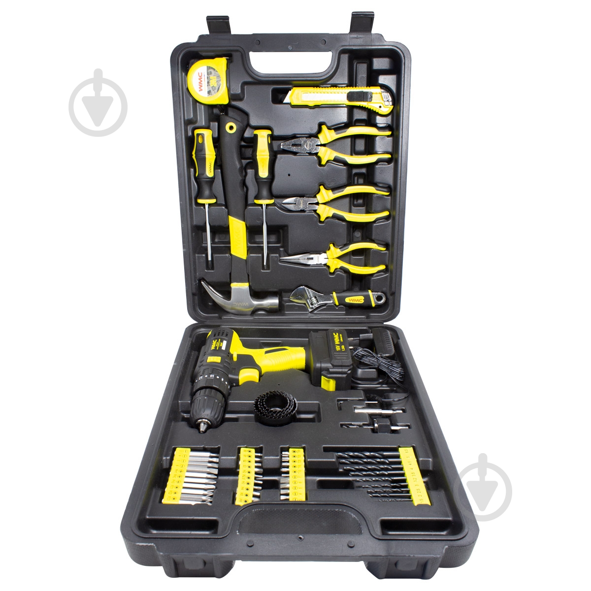 Набор ручного инструмента WMC TOOLS 57 шт. WT-1057 - фото 1 Набор ручного инструмента WMC TOOLS 57 шт. WT-1057 - фото 1