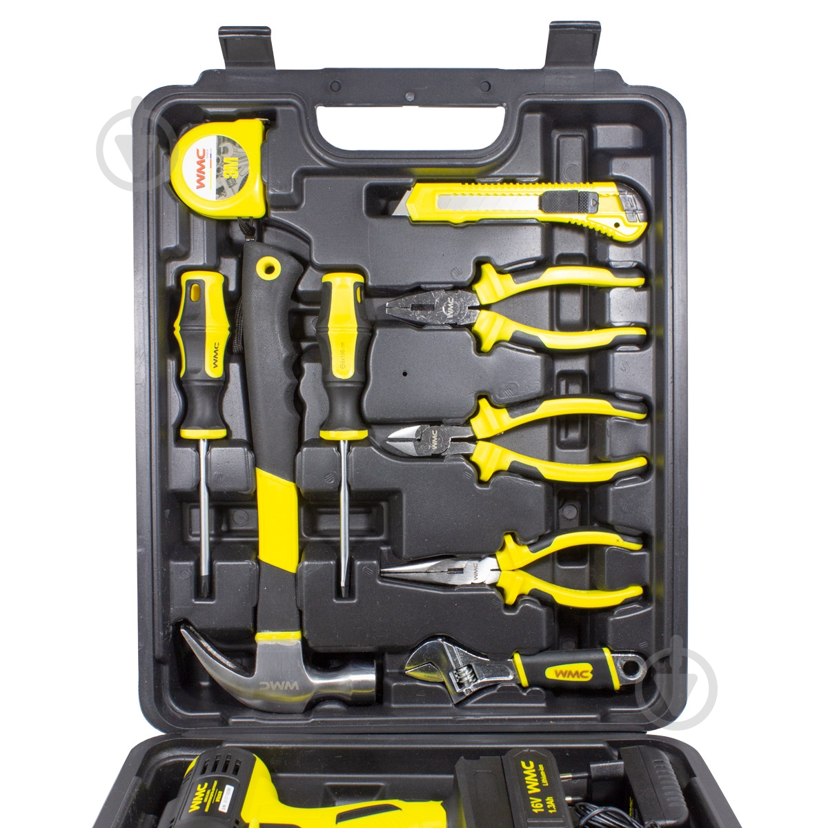 Набор ручного инструмента WMC TOOLS 57 шт. WT-1057 - фото 2 Набор ручного инструмента WMC TOOLS 57 шт. WT-1057 - фото 2