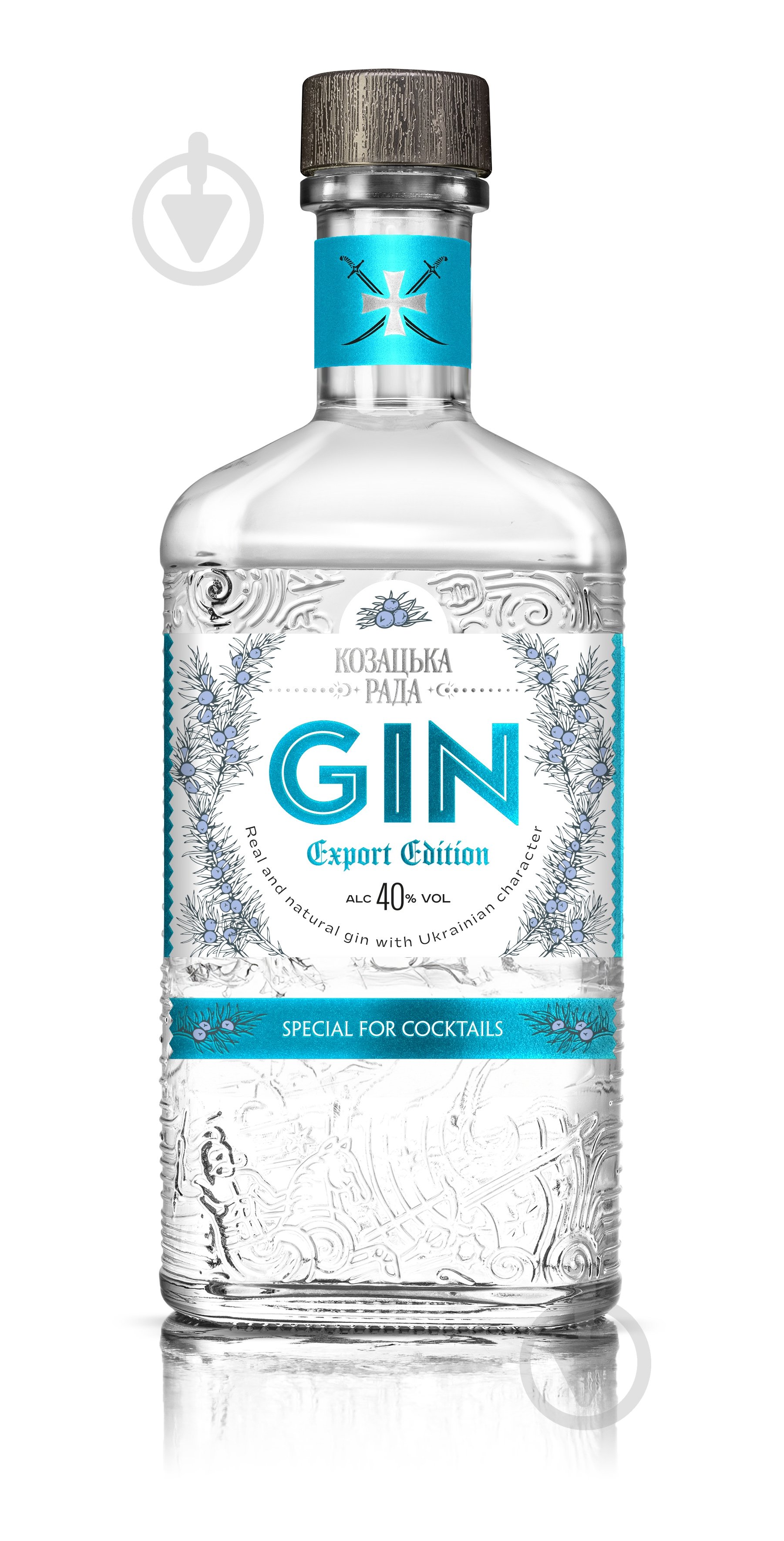 Джин Козацька рада Export Edition 0,7 л - фото 1