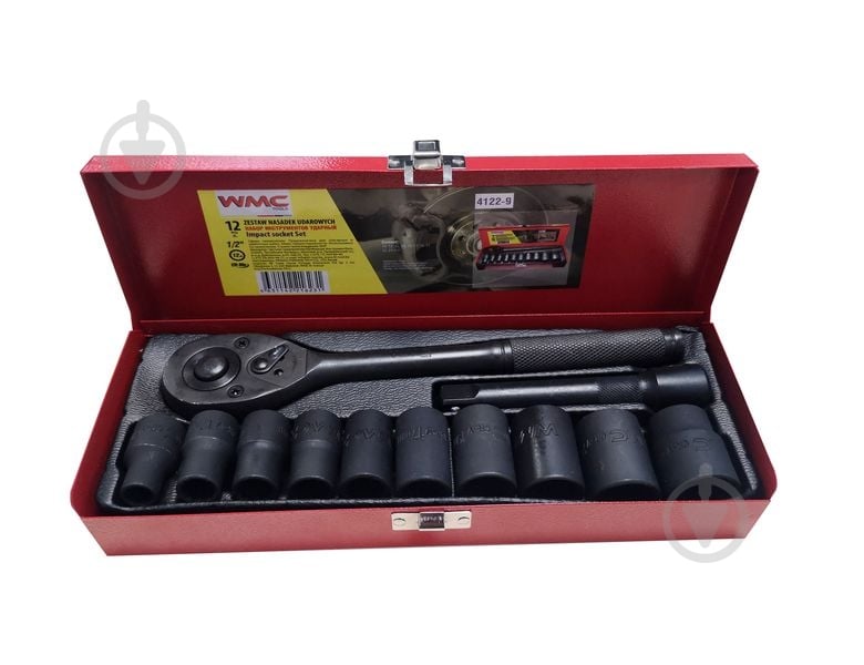 Набор ручного инструмента WMC TOOLS 12 шт. WT-4122-9 - фото 1 Набор ручного инструмента WMC TOOLS 12 шт. WT-4122-9 - фото 1