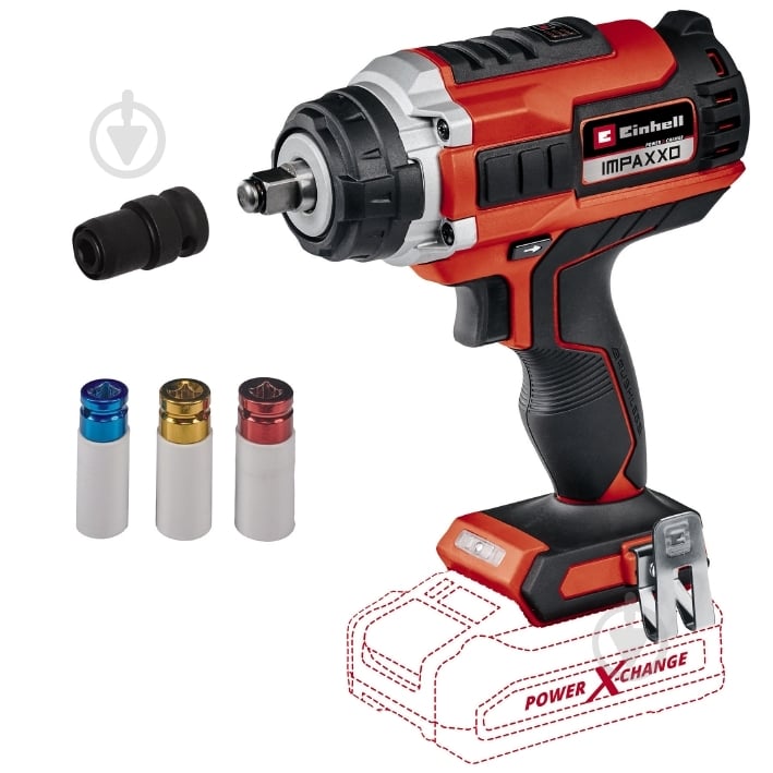 Гайковерт акумуляторний Einhell IMPAXXO 18/450 450 Нм 4510070 - фото 9