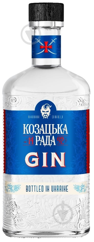 Джин Козацька рада 37,5% 0,5 л - фото 1