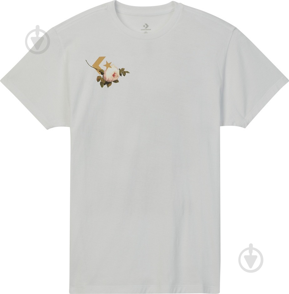 Футболка Converse 10008393-102 р.XS белый - фото 1