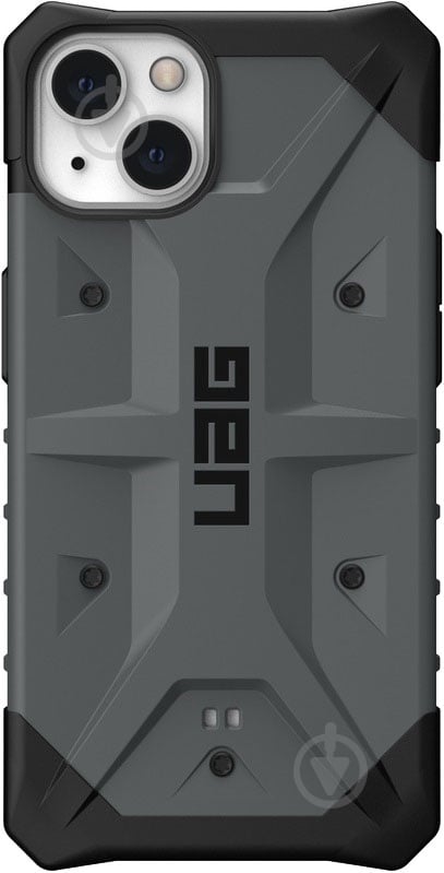 Чохол-накладка UAG Pathfinder для Apple iPhone 13 (113177113333) silver - фото 5