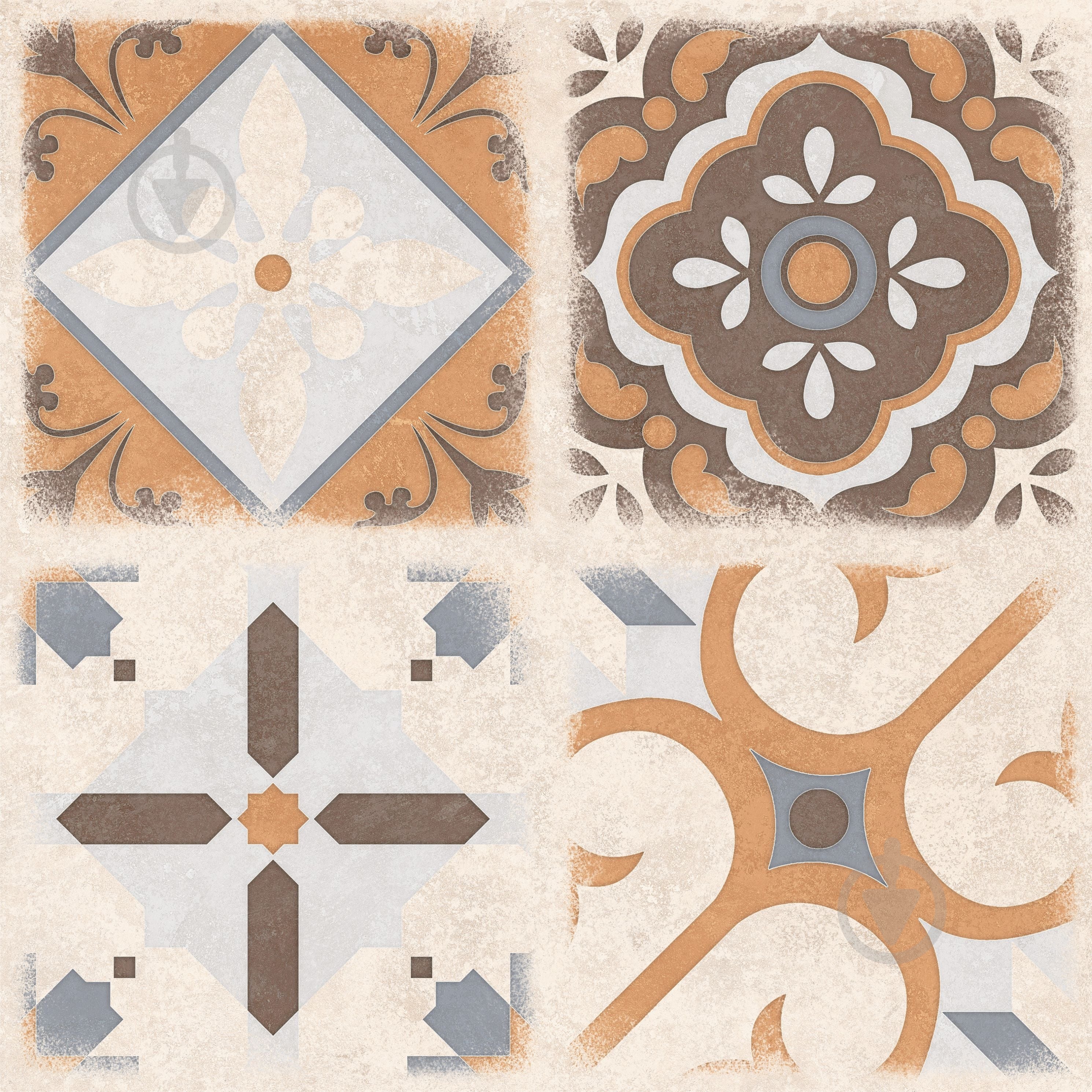 Плитка Allore Group Kompas Patchwork F\DEC P NR Mat 47x47 см - фото 4 Плитка Allore Group Kompas Patchwork F\DEC P NR Mat 47x47 см - фото 4
