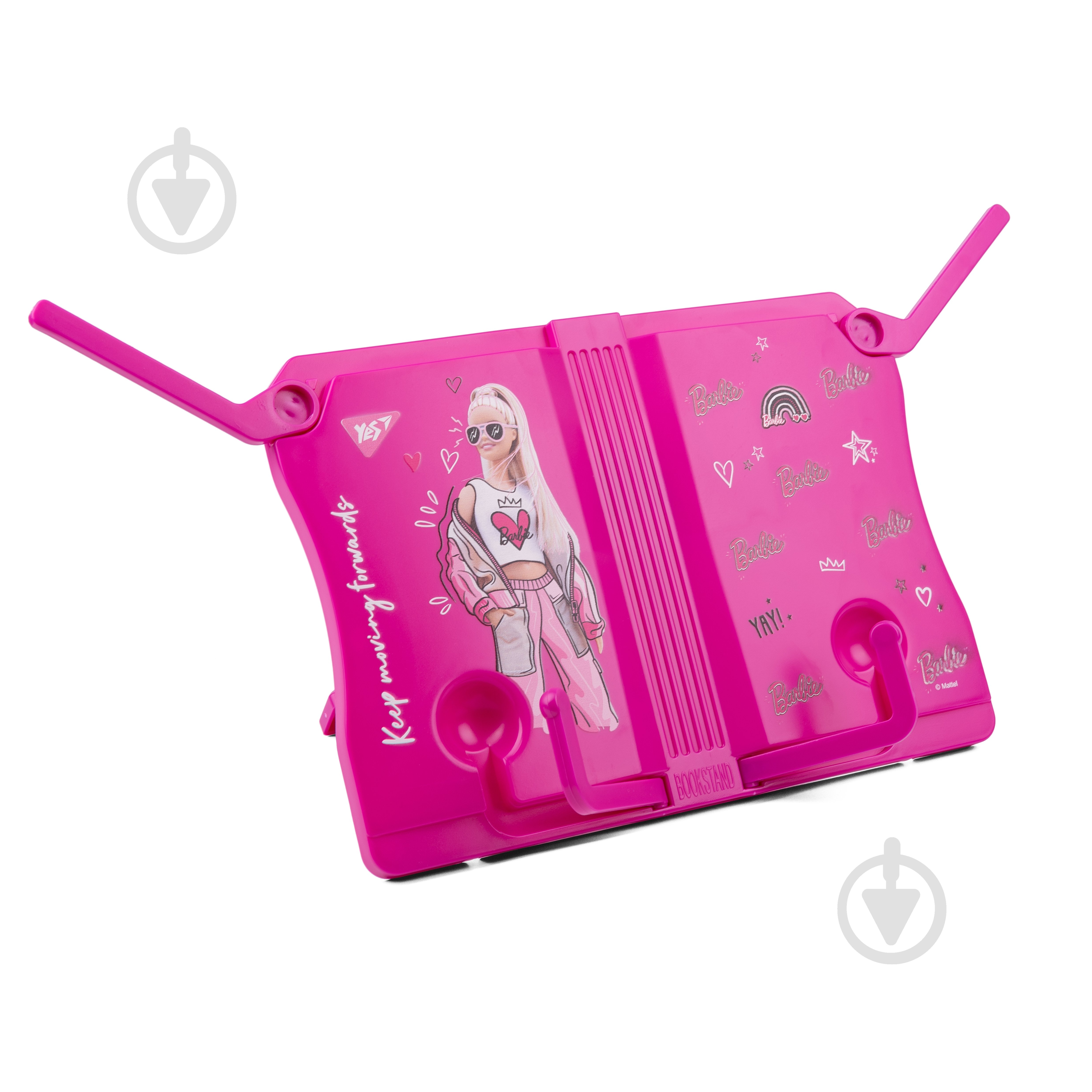 Подставка для книг Barbie А4 пластик розовый YES - фото 1 Подставка для книг Barbie А4 пластик розовый YES - фото 1