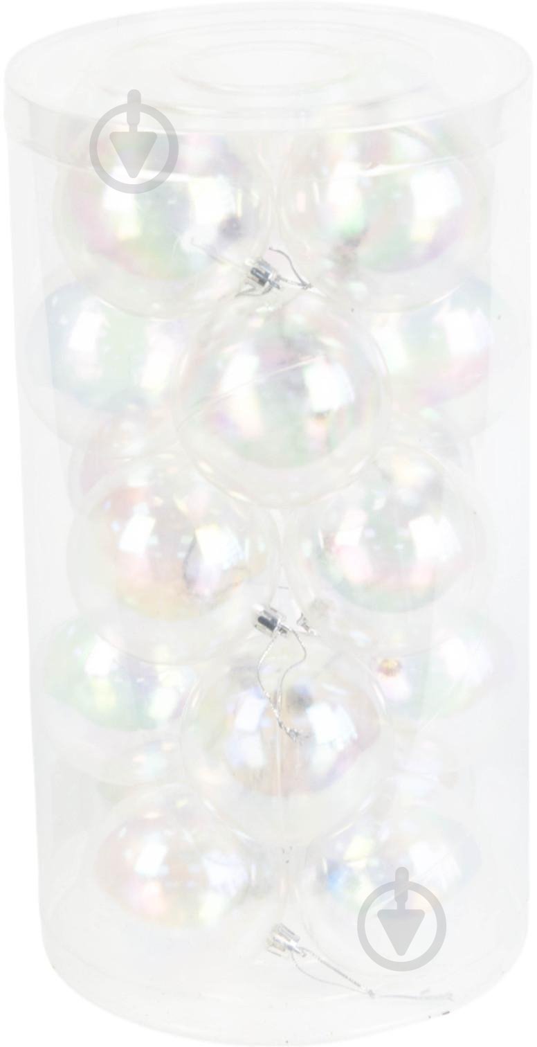Набор елочных шаров Бабл гамм прозрачный d 80 мм 20 шт./уп. - фото 2 Набор елочных шаров Бабл гамм прозрачный d 80 мм 20 шт./уп. - фото 2