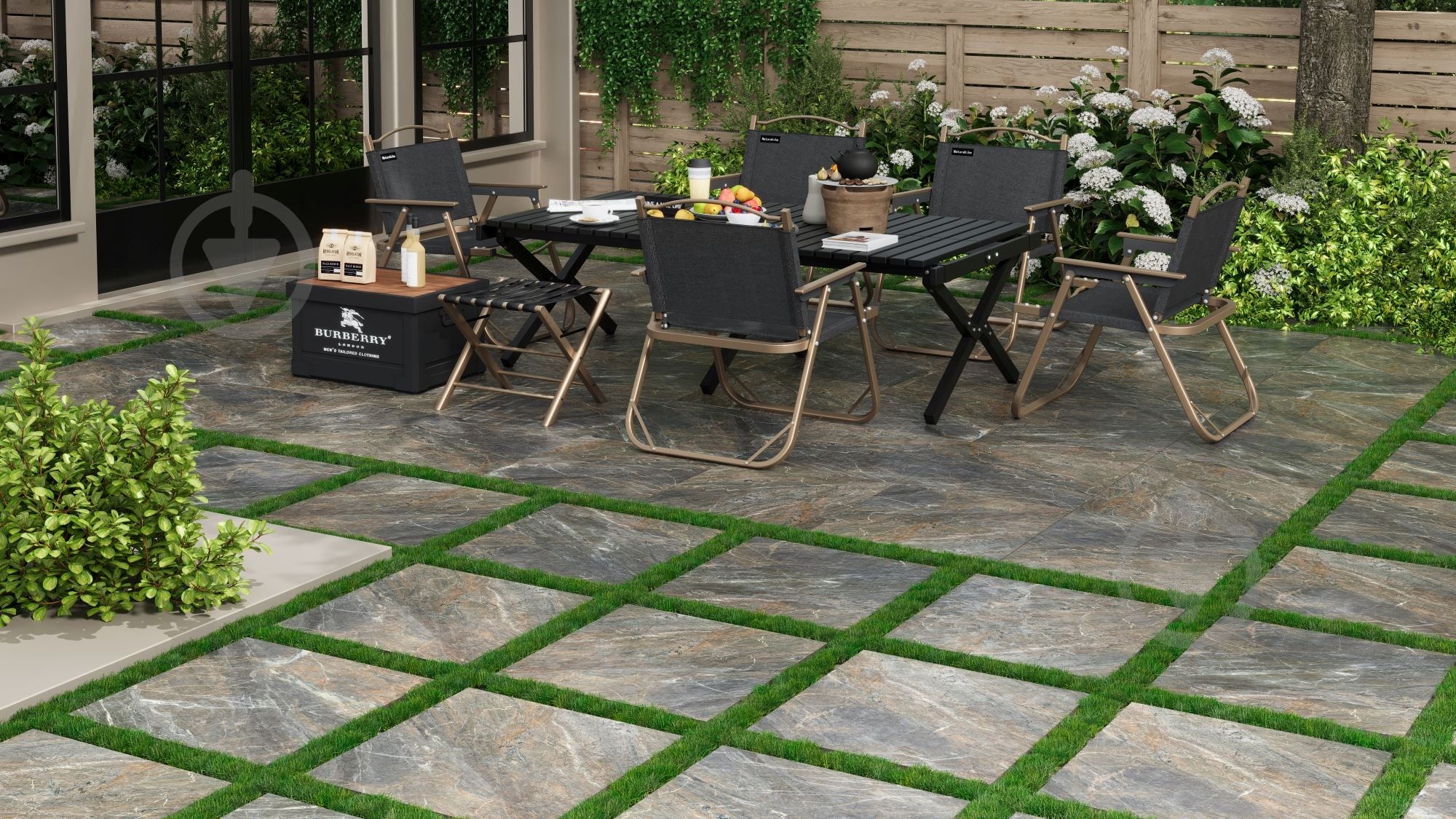 Плитка Allore Group Lavagna Anthracite F PCR R Mat 60х60 см - фото 7 Плитка Allore Group Lavagna Anthracite F PCR R Mat 60х60 см - фото 7