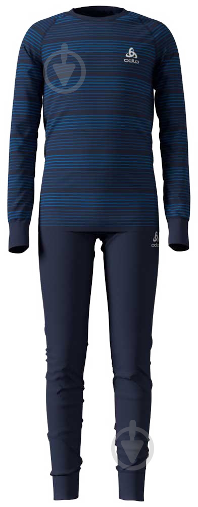 Комплект термобелья Odlo ACTIVE_WARM_KIDS 150409-70755 р.152 синий - фото 1