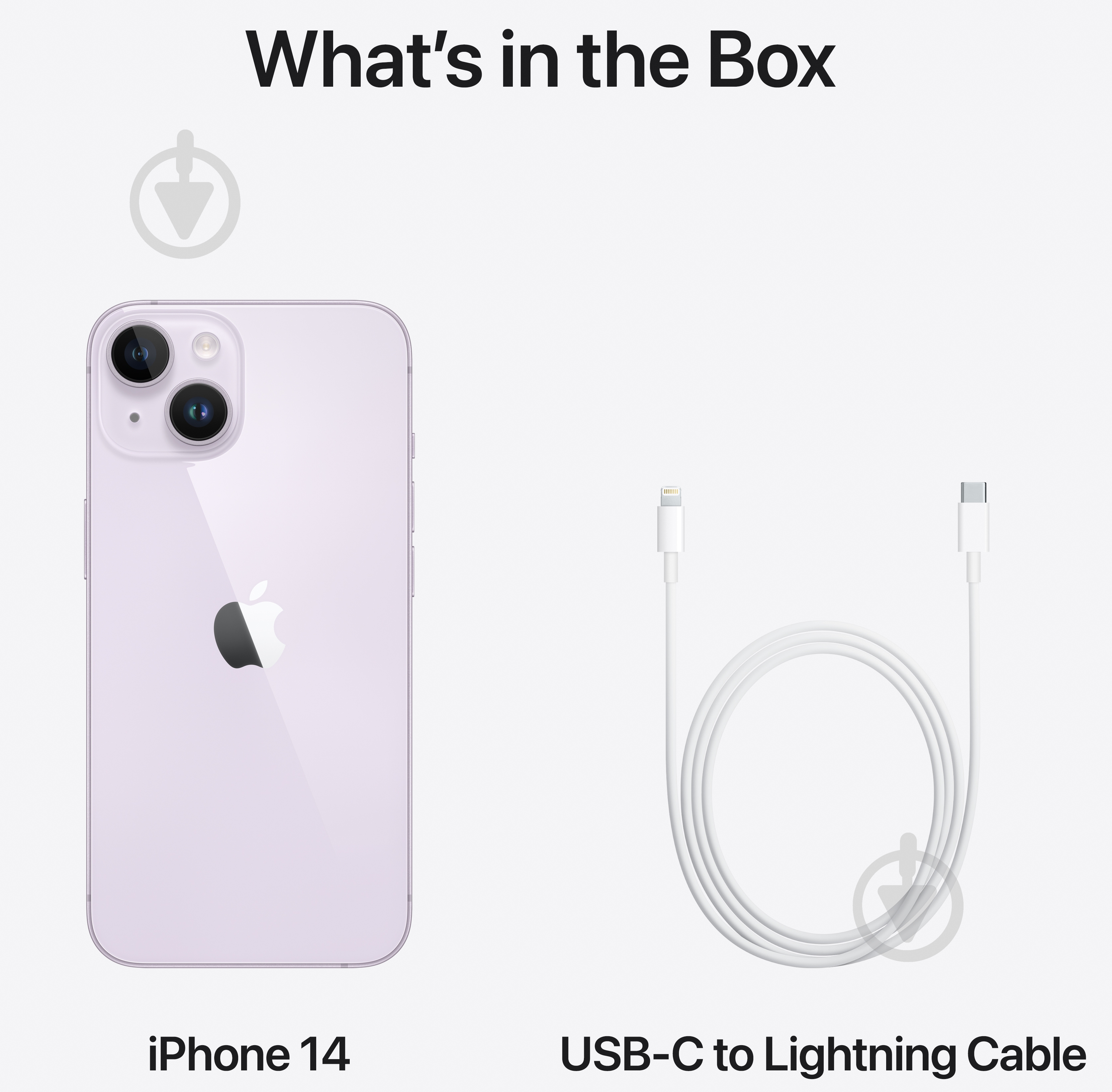 Смартфон Apple iPhone 14 256GB Purple (MPWA3RX/A) - фото 10 Смартфон Apple iPhone 14 256GB Purple (MPWA3RX/A) - фото 10