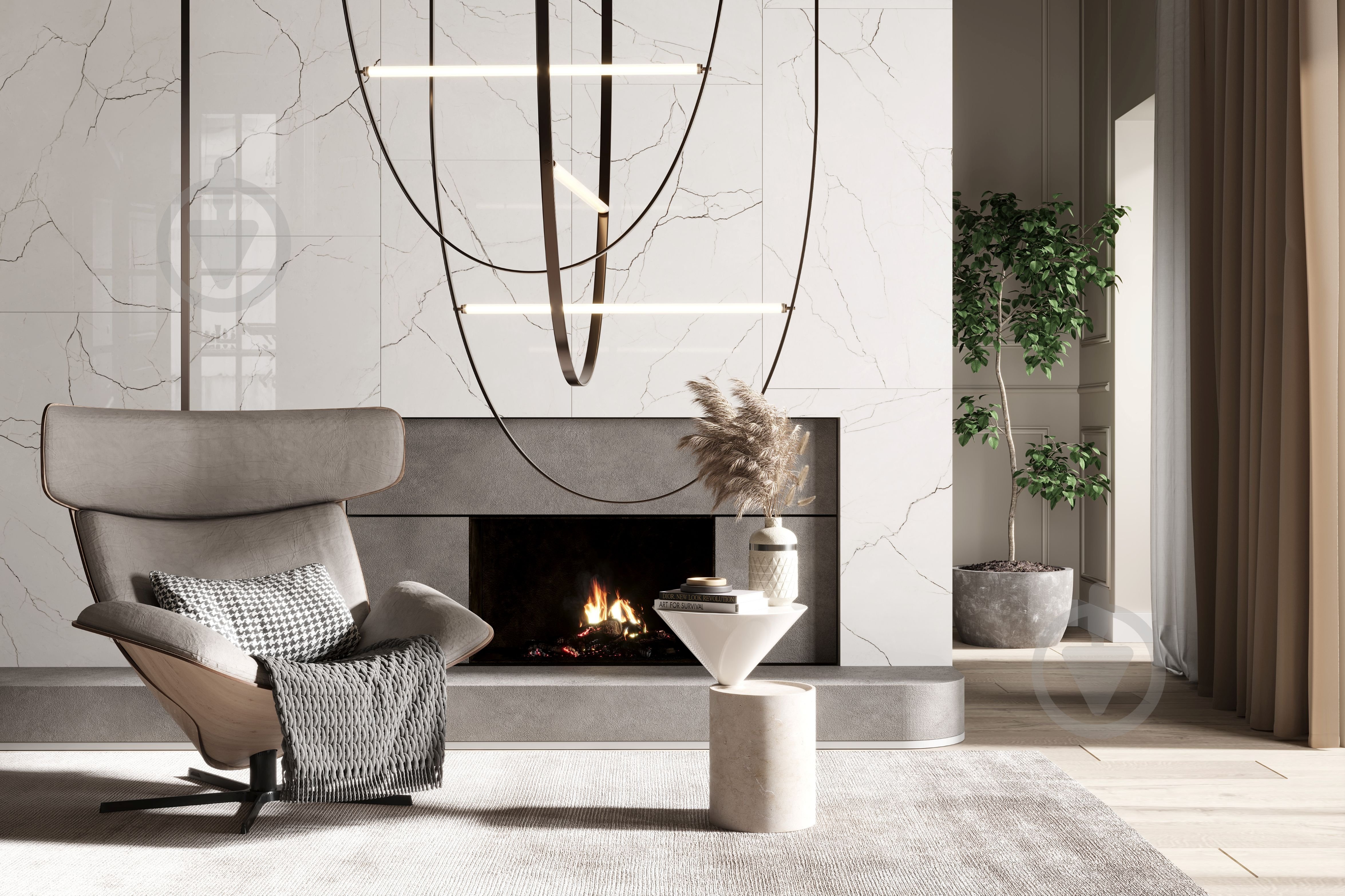 Плитка Allore Group Eleganza White F P R Full Lappato 60х120 см - фото 14 Плитка Allore Group Eleganza White F P R Full Lappato 60х120 см - фото 14