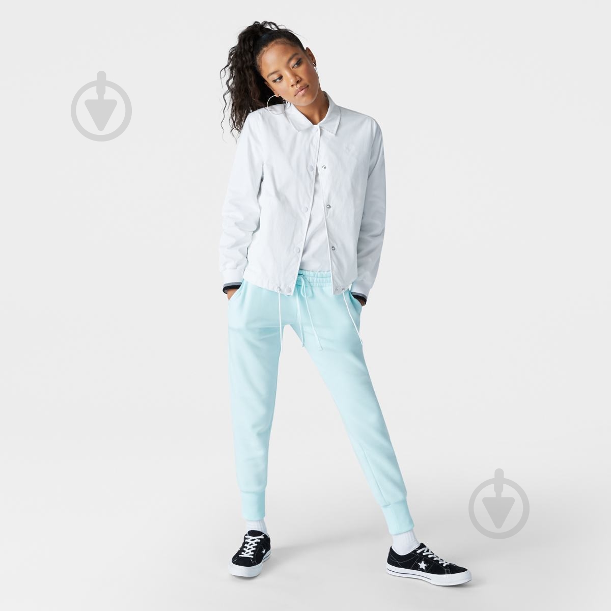 Брюки Converse 10008821-473 р. XS голубой - фото 3