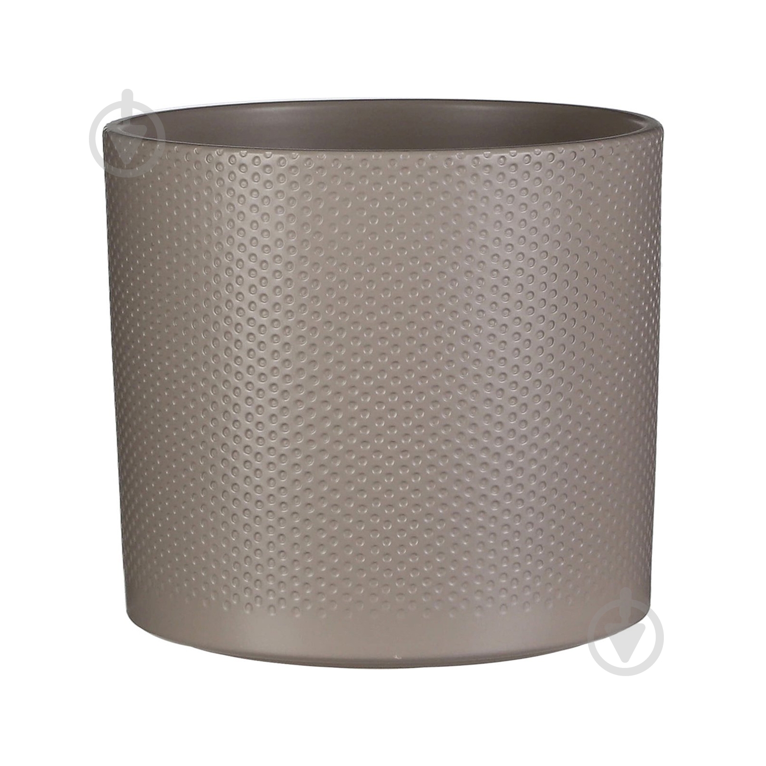 Вазон керамика Era pot round 23х21,5 см круглый серо-коричневый Edelman (1057341) - фото 1