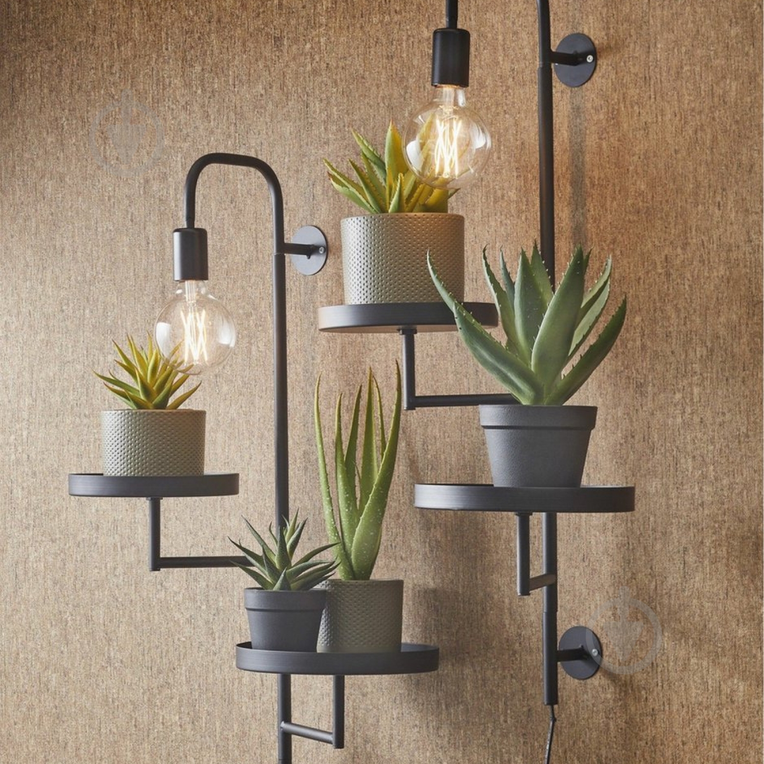 Вазон керамика Era pot round 23х21,5 см круглый серо-коричневый Edelman (1057341) - фото 2