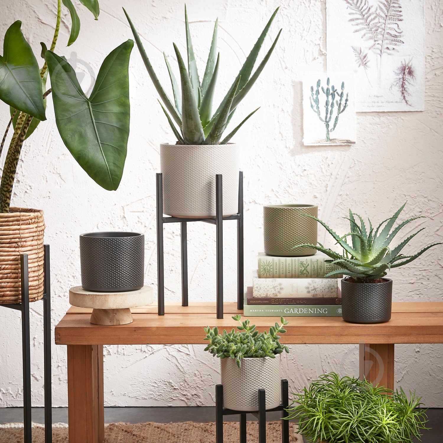 Вазон керамика Era pot round 23х21,5 см круглый серо-коричневый Edelman (1057341) - фото 3