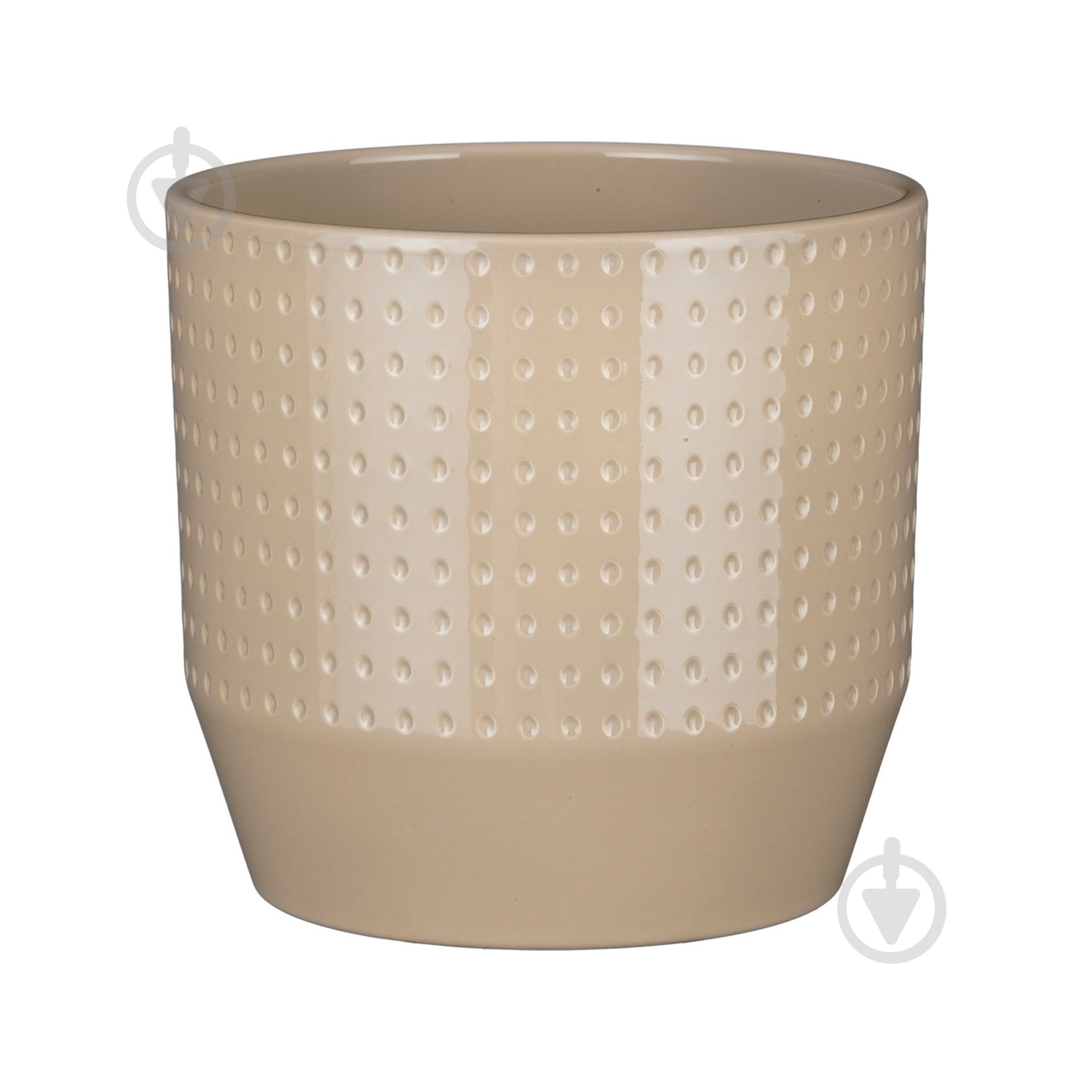 Вазон керамика Nola pot round круглый бежевый Edelman (1138005) - фото 1 Вазон керамика Nola pot round круглый бежевый Edelman (1138005) - фото 1