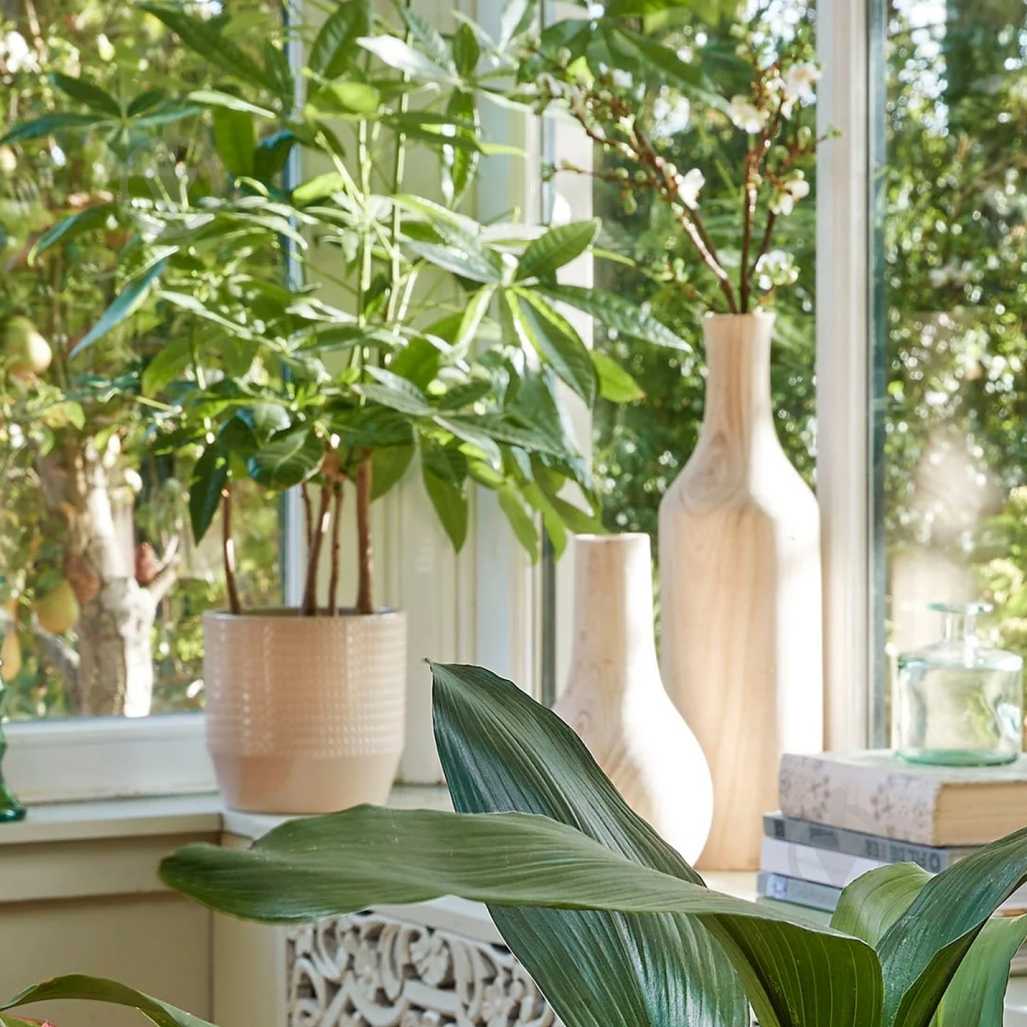 Вазон керамика Nola pot round круглый бежевый Edelman (1138005) - фото 3 Вазон керамика Nola pot round круглый бежевый Edelman (1138005) - фото 3