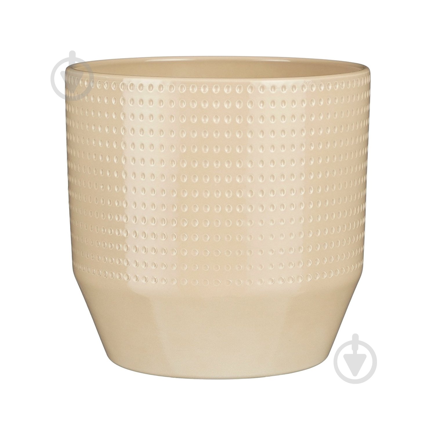 Вазон керамика Nola pot round круглый бежевый Edelman (1157294) - фото 1 Вазон керамика Nola pot round круглый бежевый Edelman (1157294) - фото 1