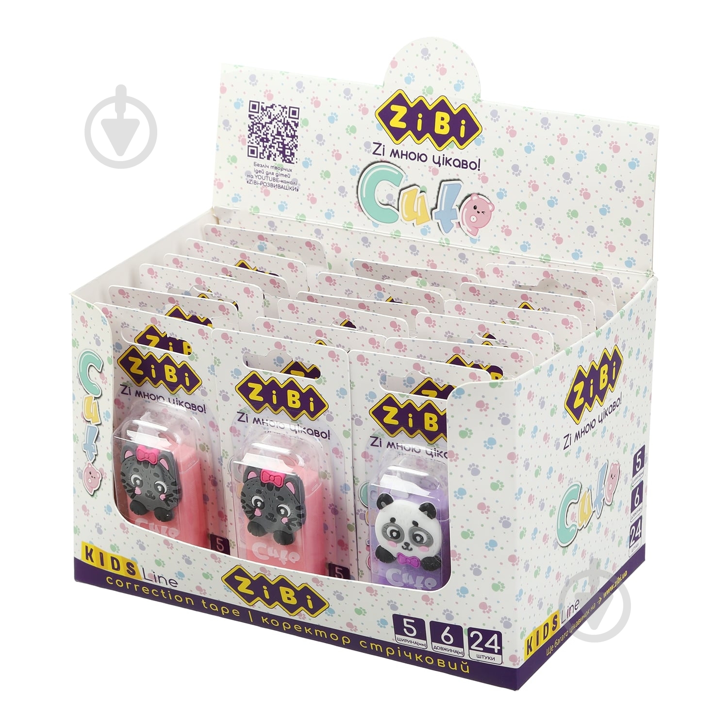 Корректор ленточный ZiBi Cute ZB.2910 5 мм 6 м - фото 1