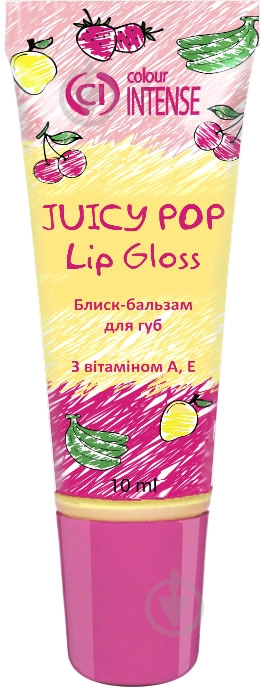 Блиск-бальзам для губ Colour Intense LGB10 №01 полуниця 10 мл - фото 1