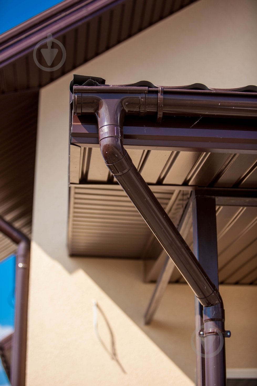 Колено трубы PROFiL 60° 100 мм коричневый - фото 3 Колено трубы PROFiL 60° 100 мм коричневый - фото 3