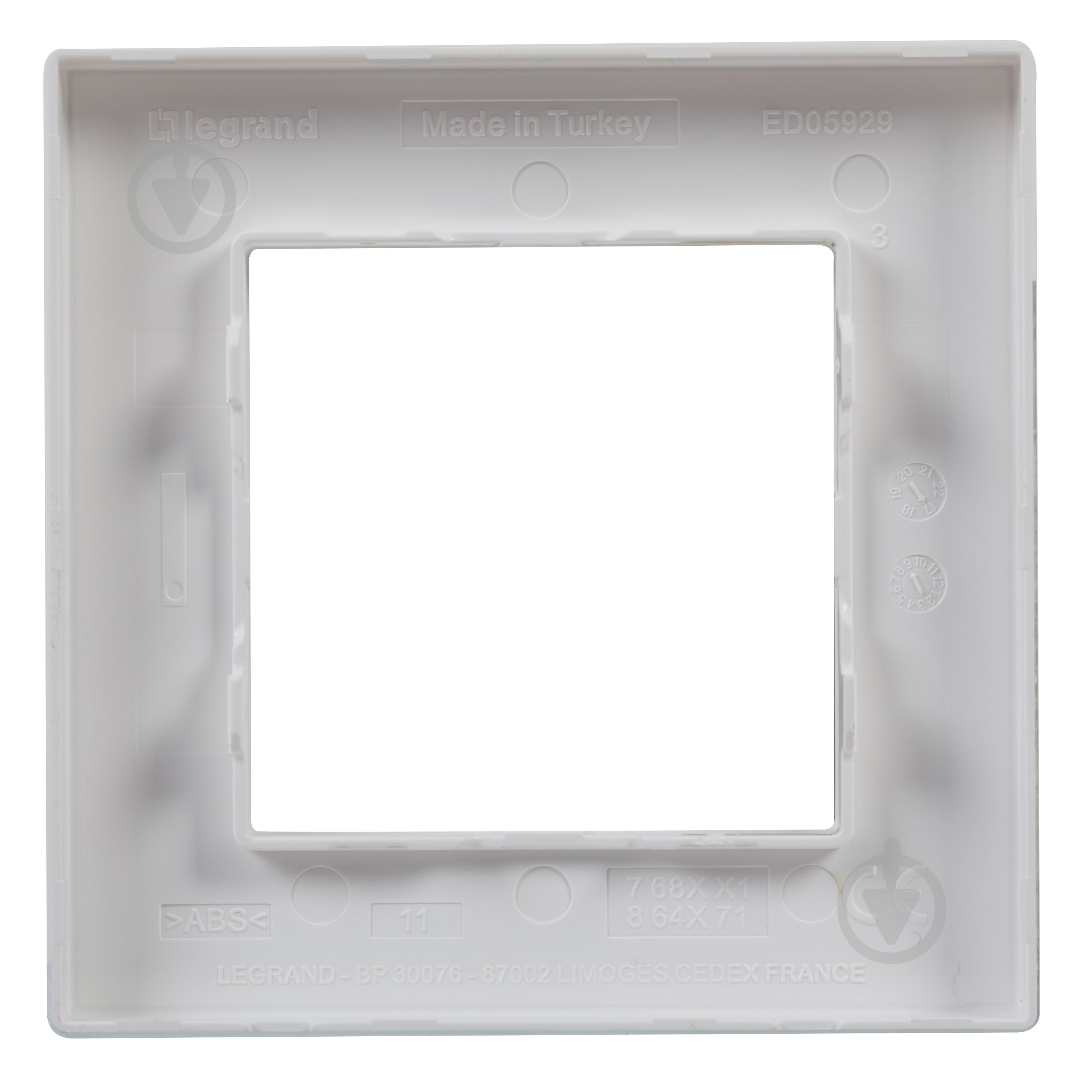 Рамка Legrand Niloe Step 863191 универсальная белый - фото 3