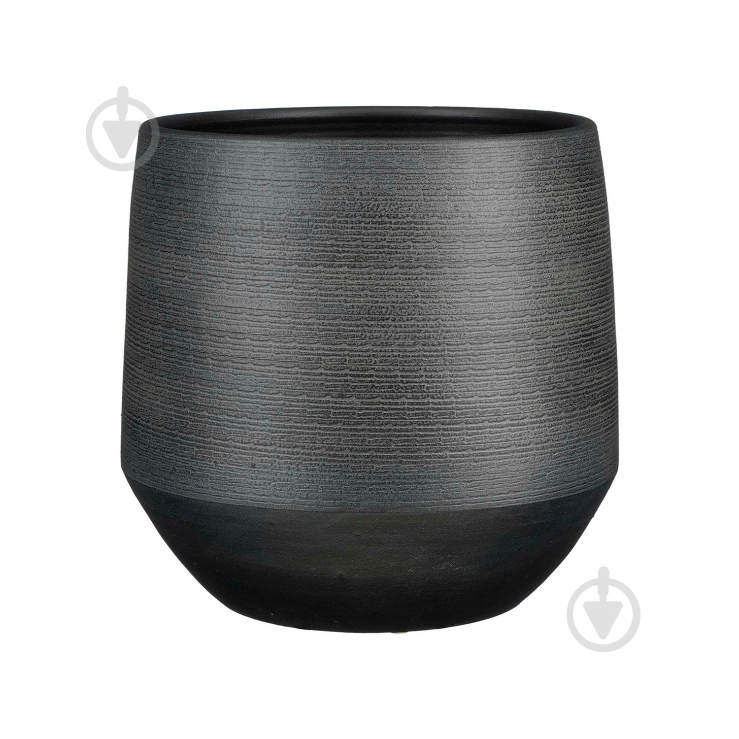 Вазон керамика Evora pot round 37х34 см круглый черный Edelman (1138178) - фото 1 Вазон керамика Evora pot round 37х34 см круглый черный Edelman (1138178) - фото 1