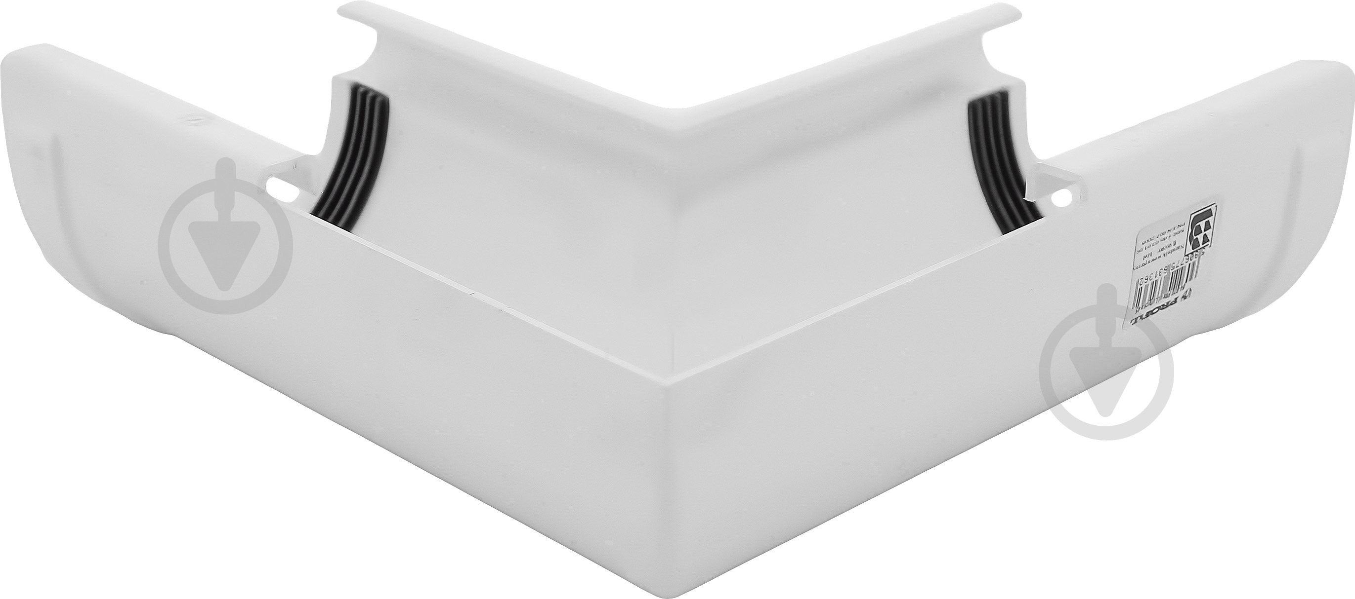 Кут внутренний PROFiL 90° 90 мм белый - фото 1