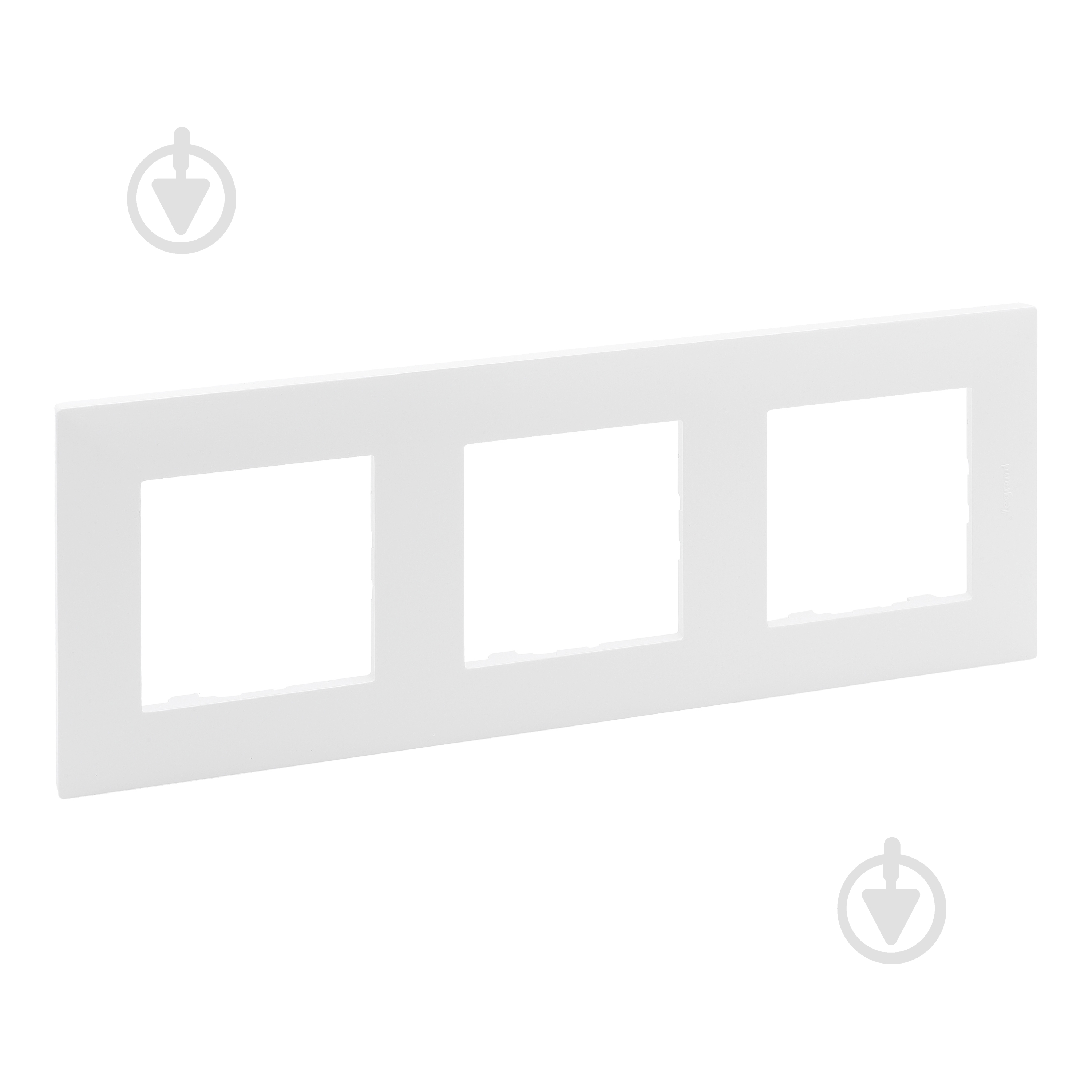 Рамка Legrand Niloe Step 863193 универсальная белый - фото 1