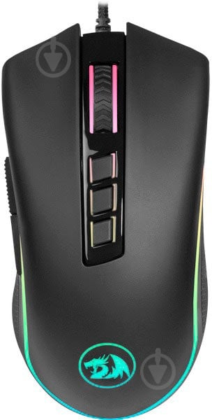 Мышка Redragon Cobra FPS RGB IR USB black - фото 1