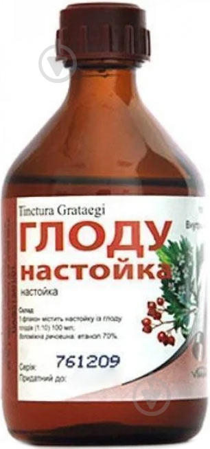 Боярышника настойка во о флак. стекл. 100 мл - фото 1
