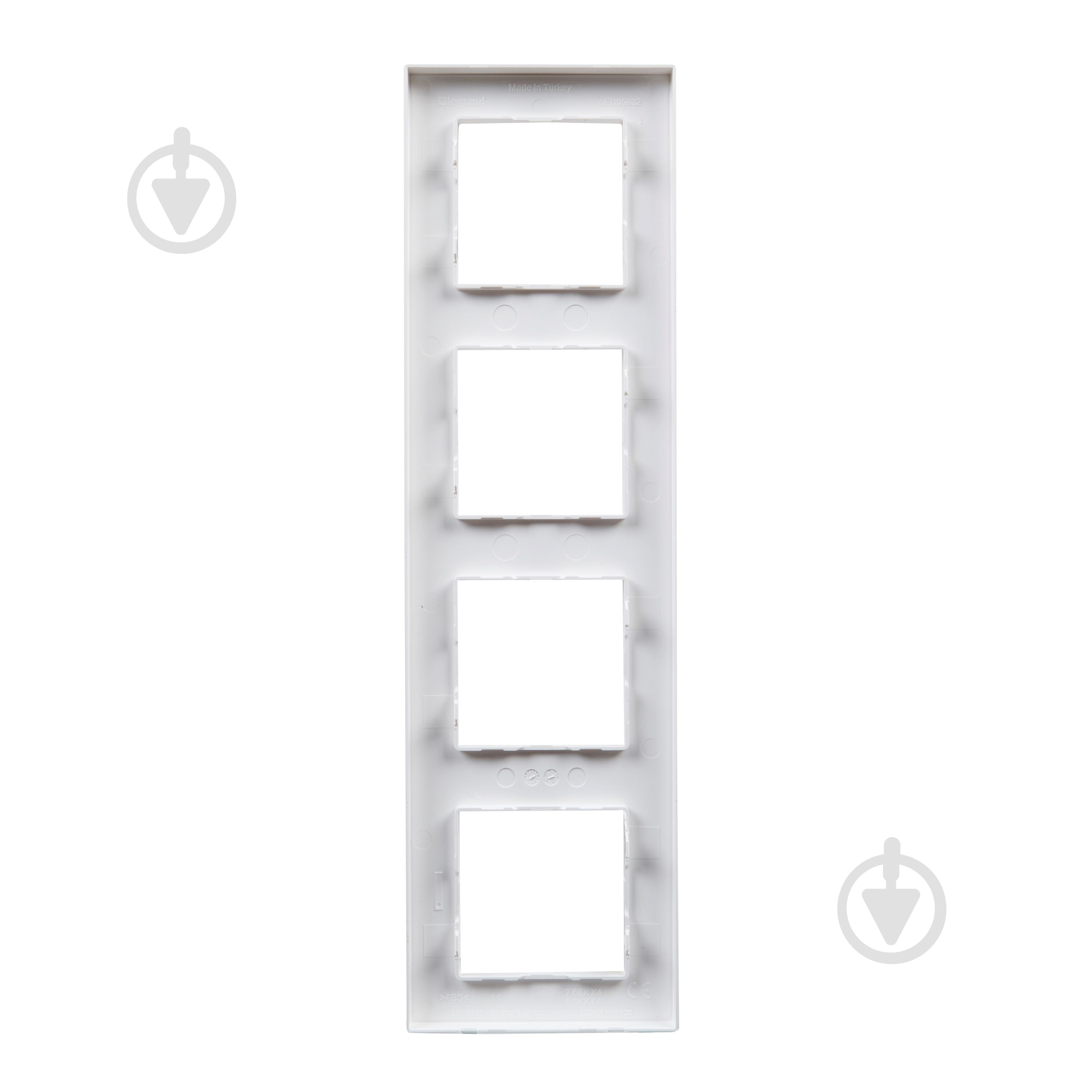 Рамка Legrand Niloe Step 863194 универсальная белый - фото 3 Рамка Legrand Niloe Step 863194 универсальная белый - фото 3