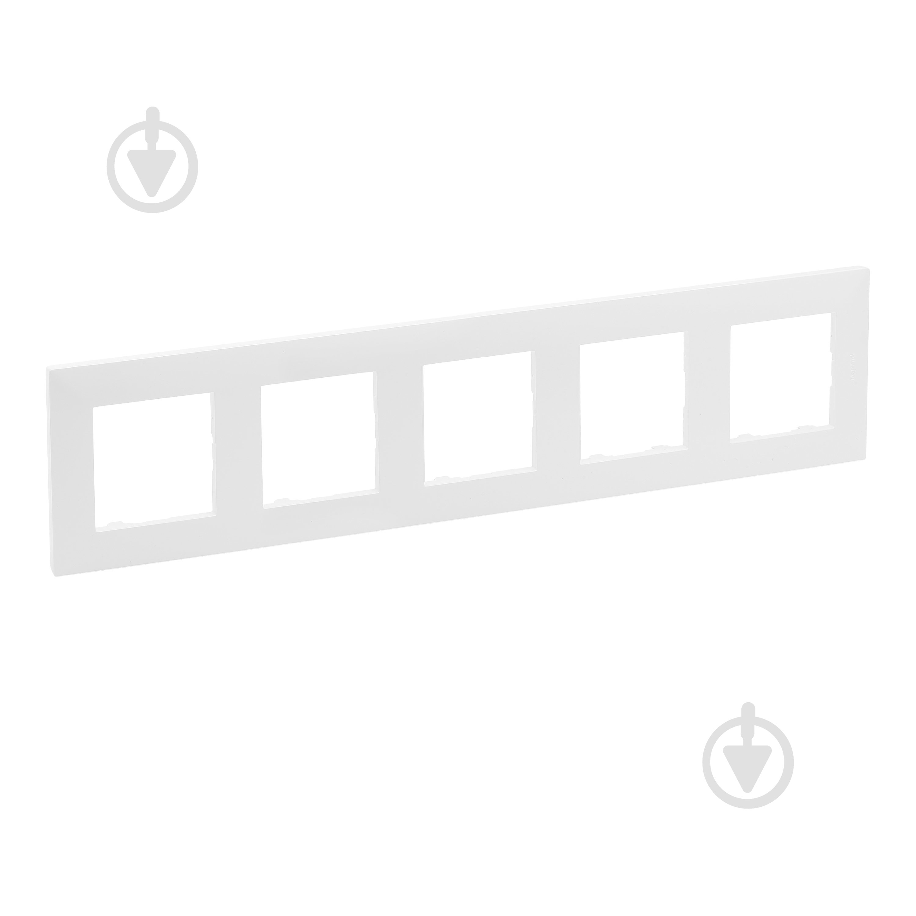 Рамка Legrand Niloe Step 863195 универсальная белый - фото 1