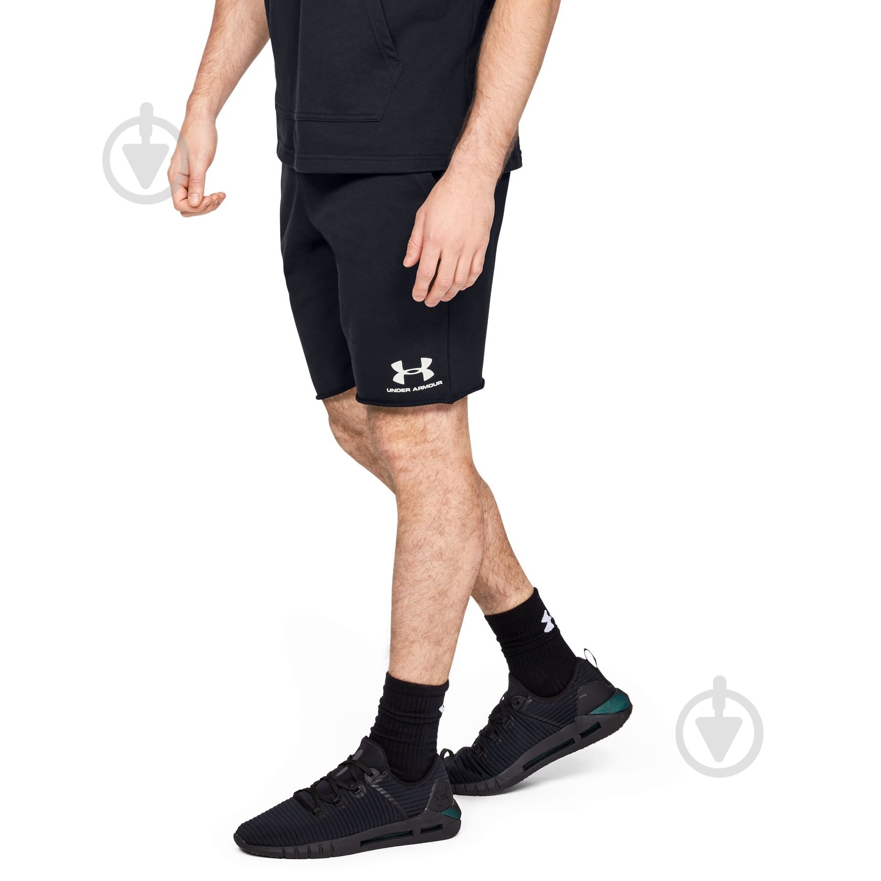 Шорти Under Armour SPORTSTYLE TERRY SHORT 1329288-001 р. L чорний - фото 1