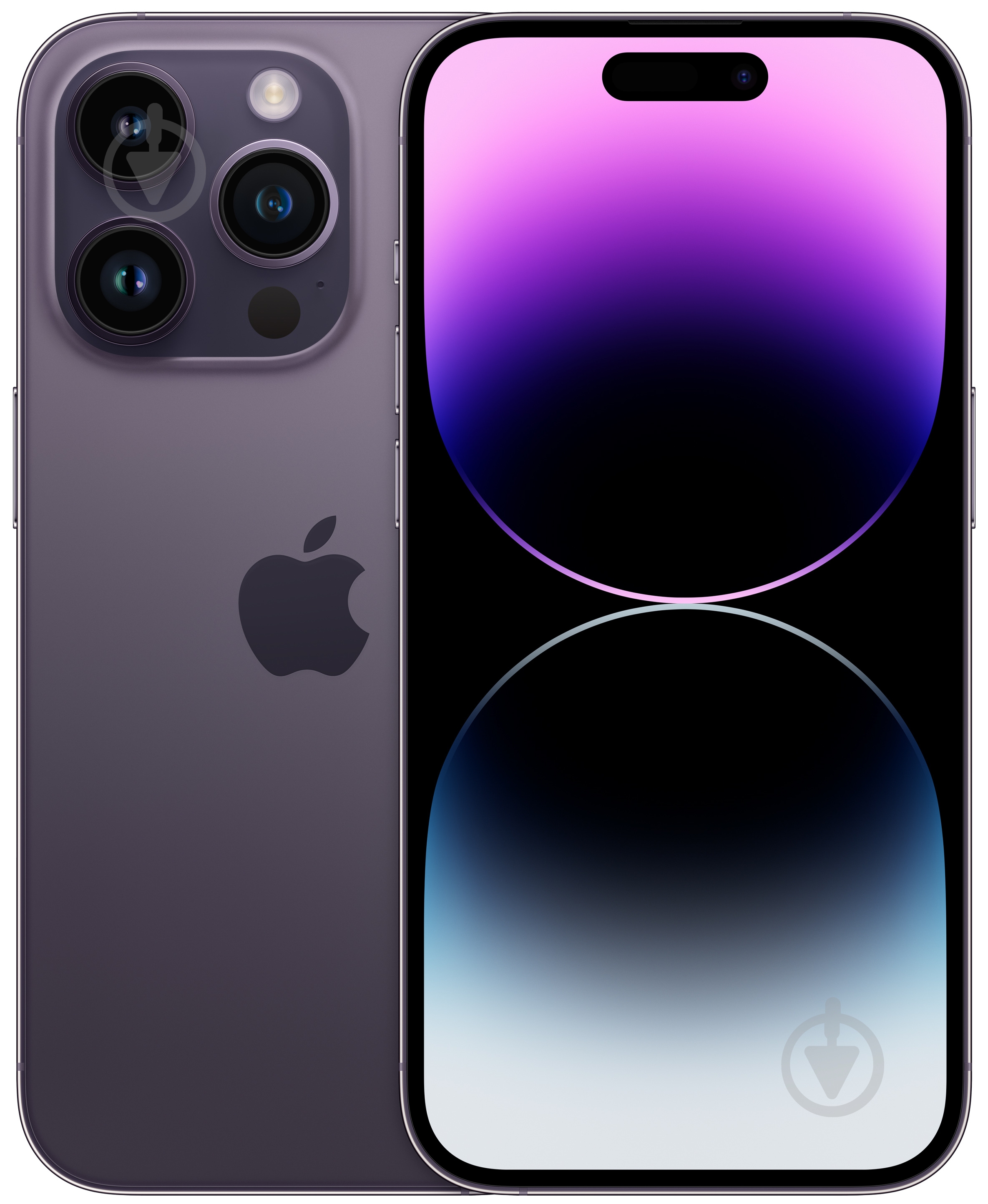 Смартфон Apple iPhone 14 Pro 256GB Deep Purple (MQ1F3RX/A) - фото 1 Смартфон Apple iPhone 14 Pro 256GB Deep Purple (MQ1F3RX/A) - фото 1