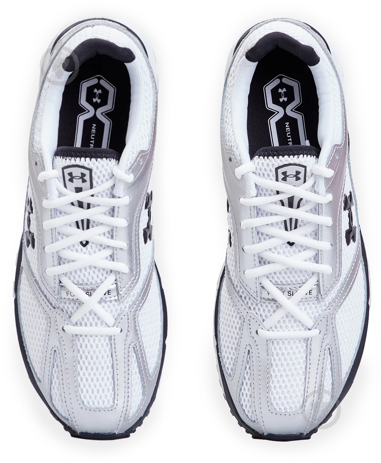 Кросівки чоловічі демісезонні Under Armour UA HOVR APPARITION RTRFTR TC 3027595-106 р.43 біло-сірі - фото 4 Кросівки чоловічі демісезонні Under Armour UA HOVR APPARITION RTRFTR TC 3027595-106 р.43 біло-сірі - фото 4